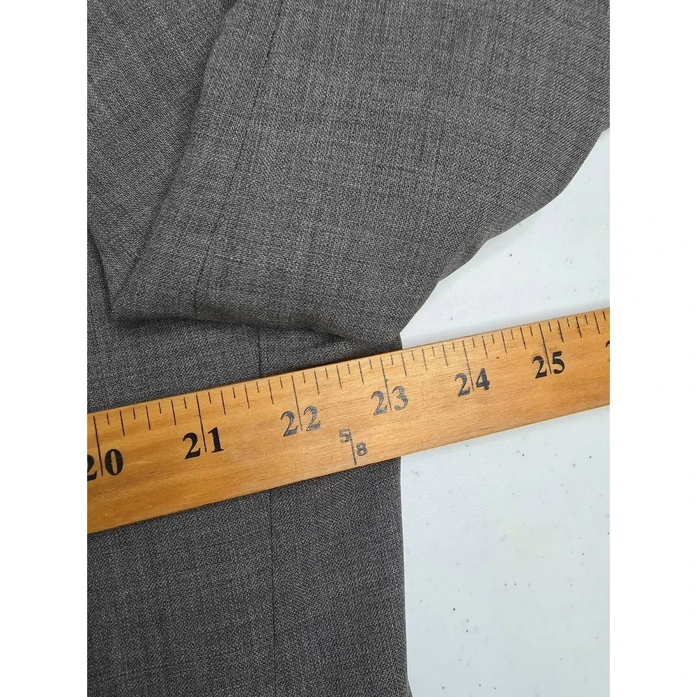 Alfani‎ Blazer Mens 44 Gray Sports Coat jacket 3 Button Notch Lapel Ventless